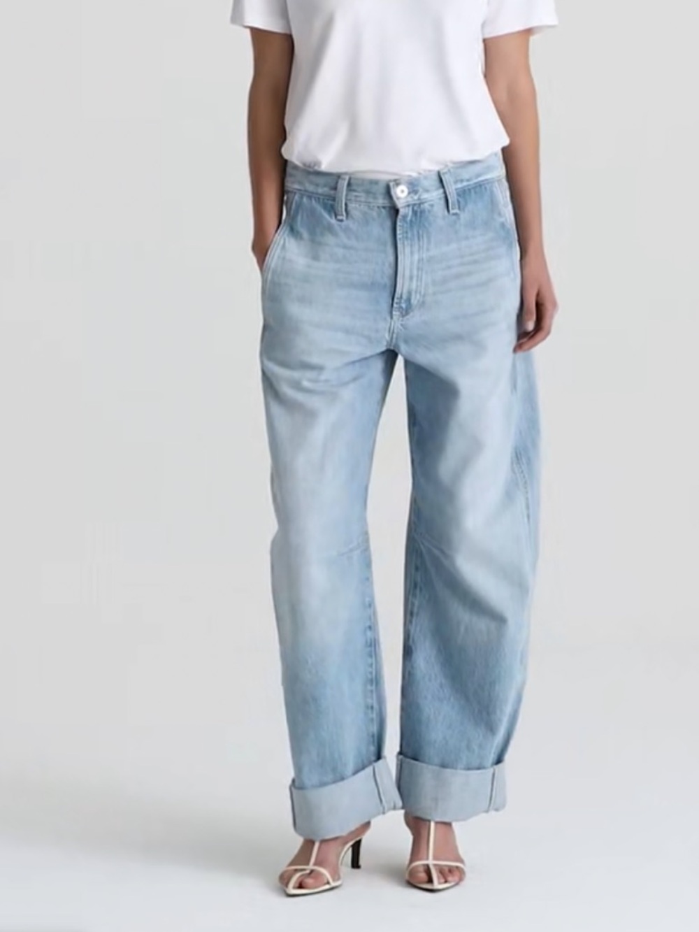 Ag Adriano Goldschmied Mercer barrel leg Jean